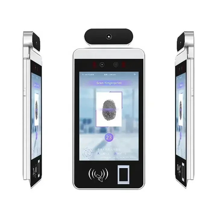 Sdk Api 8 Inch Facial Recognition Door Access Control Machine Face Id Time Attendance System