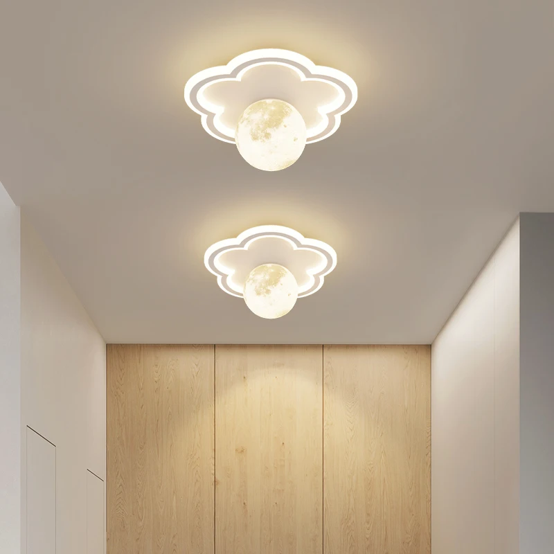 Luces de techo LED modernas para pasillo, lámpara de techo creativa para dormitorio, estudio, decoración del hogar, balcón, lámpara de iluminación de pasillo