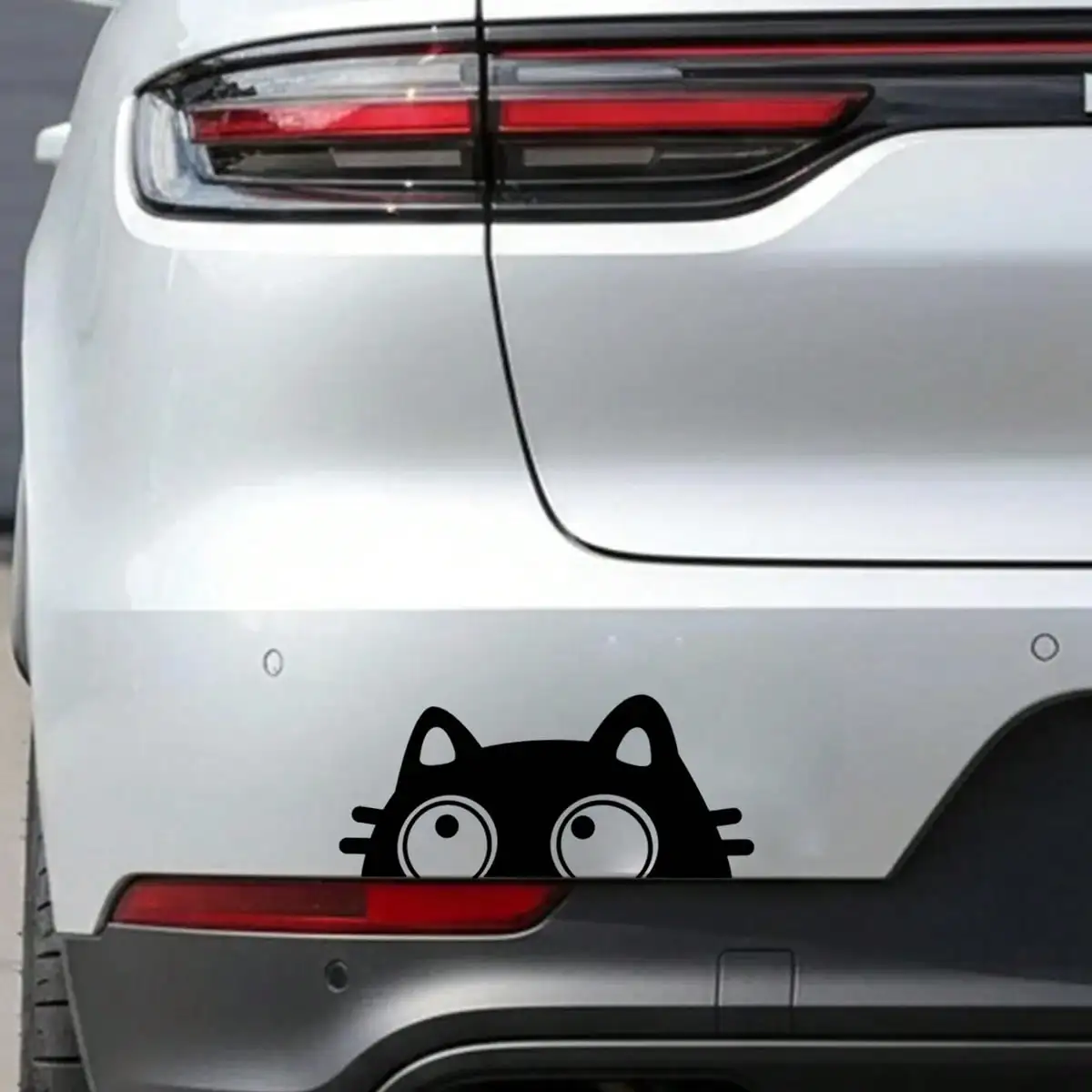Cute Peeking Kitten Waterproof Vinyl Car Sticker Lovely Peeking Decal Car Motorcycle Laptop Tank Fairing Exterior Styling Decal
