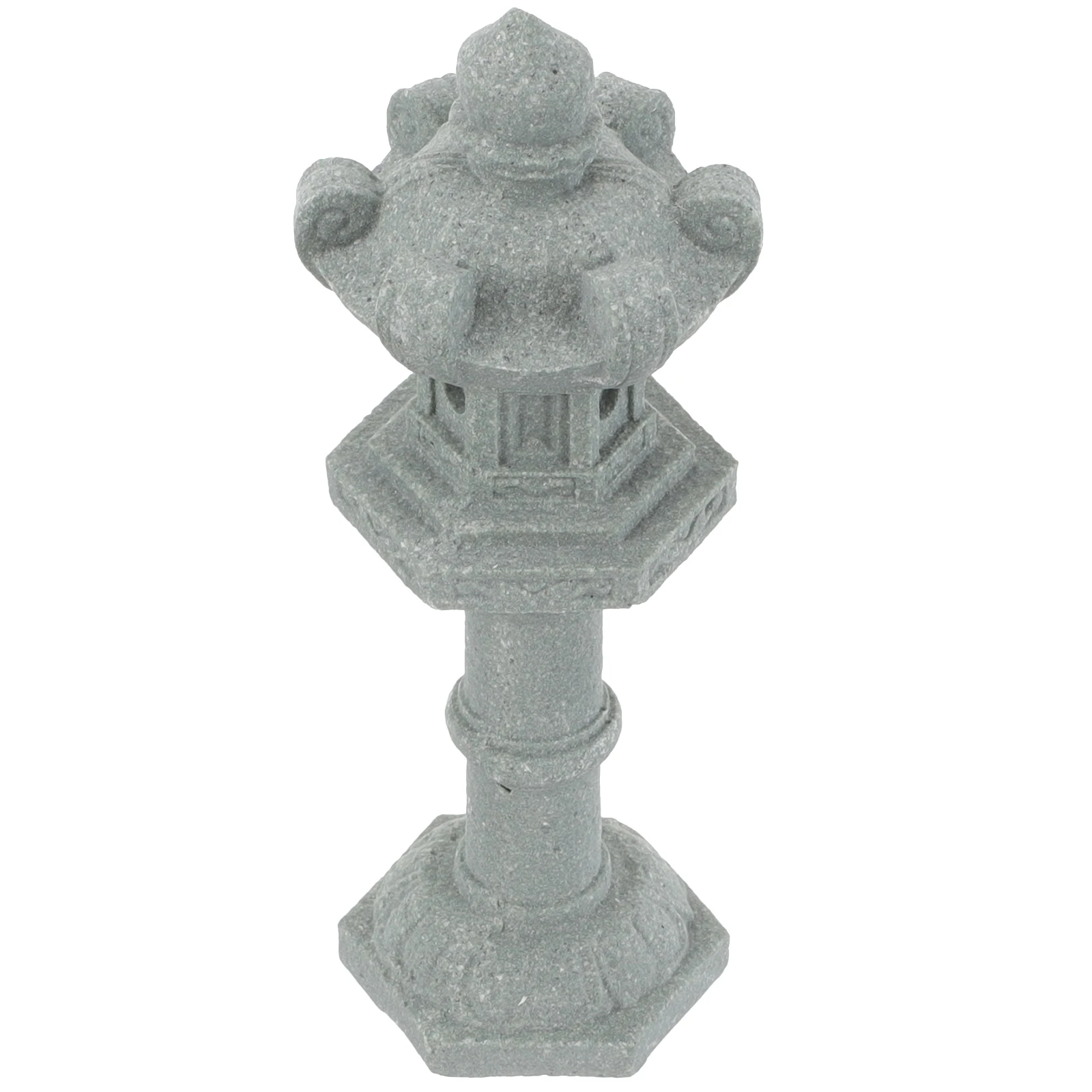 

Premium Stone Mini Pagoda Statue Home Bonsai Micro Landscape Ornament Tiny Outdoor Indoor Decoration Pavilion Garden Ornament