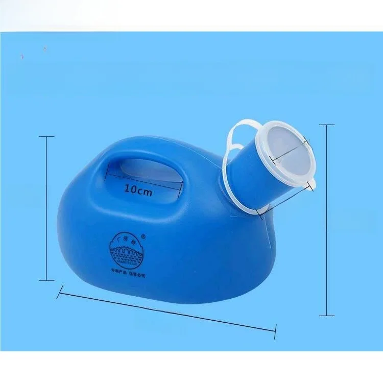 

Large Capacity Night Urinal for Men Elderly Anti-Leakage High Opening Household Bathroom Tools Durable Blue Valley Brand