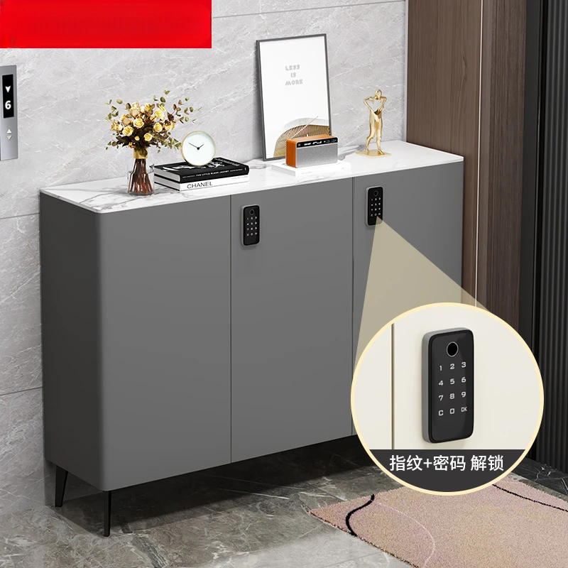 Fingerprint password lock, home door, outside the corridor, smart with anti-theft, outdoor aisle, corridor shoe cabinet