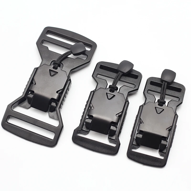 20mm 25mm 32mm 40mm Military DIY Accessories Black Quick Release Magnetic Buckles For Men Backpack Belt Buckle ABS Plastic