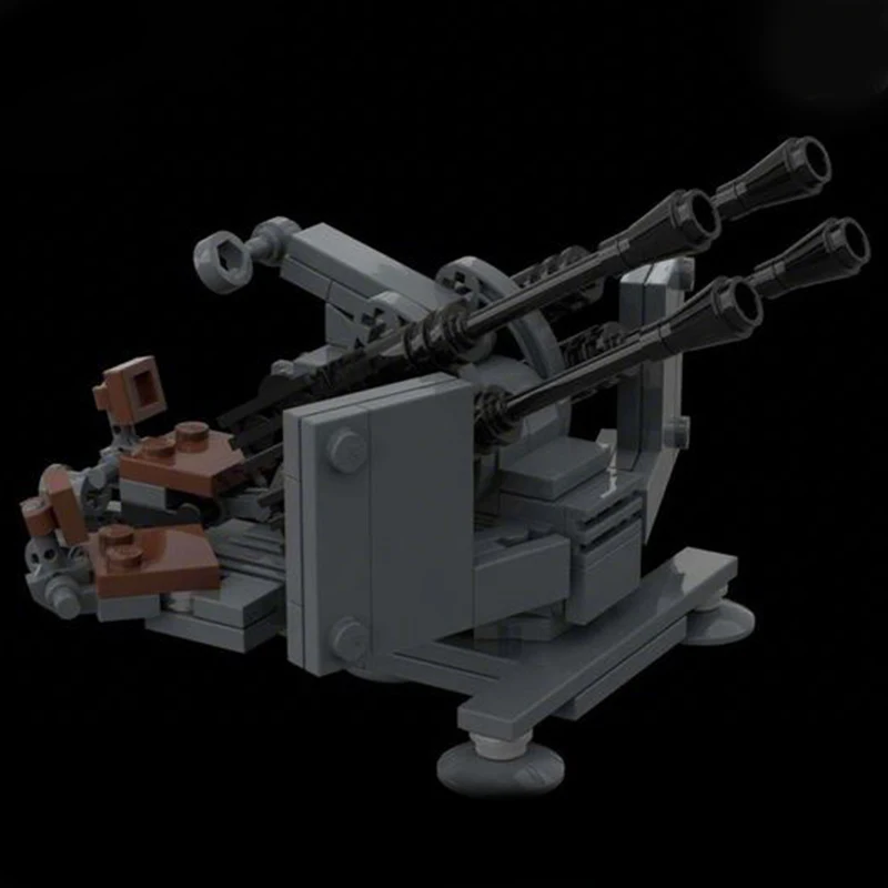 

149pcs MOC 20mm Flakvierling 38 Anti-aircraft Gun German Army ww2 Building Blocks Christmas Gift Inspires Unlimited Creativity