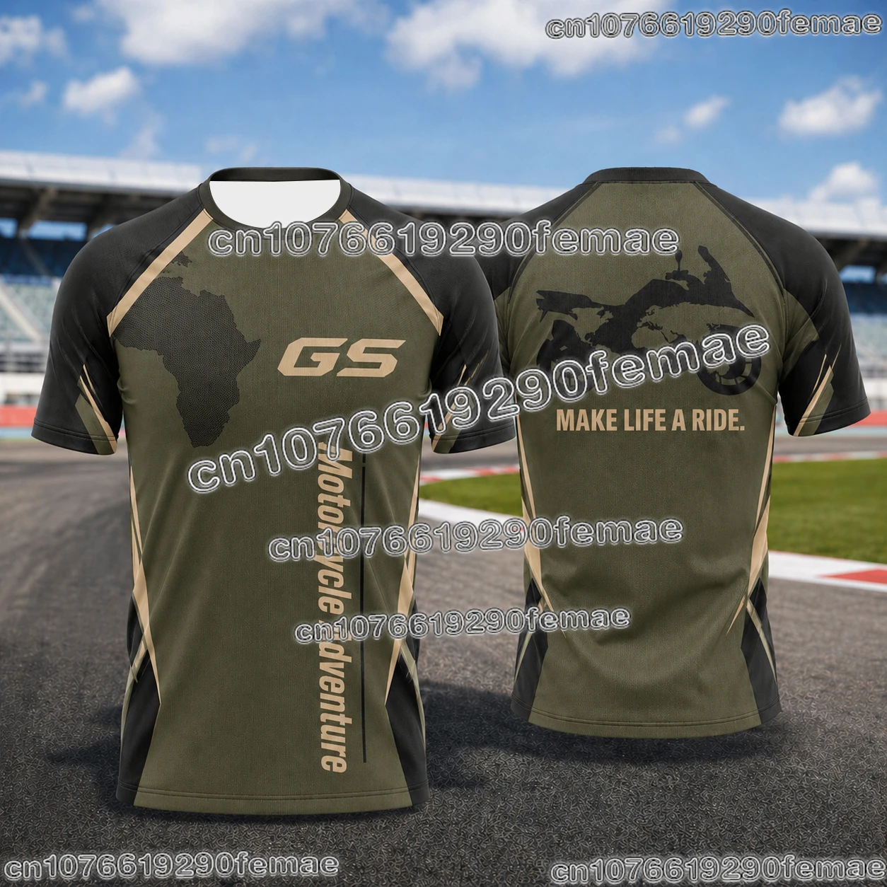 Lightweight Breathable Motorcycle Riding Jersey for Adventure Sports Quick Dry Comfortable Outdoor Summer T-Shirt for Riders view 5