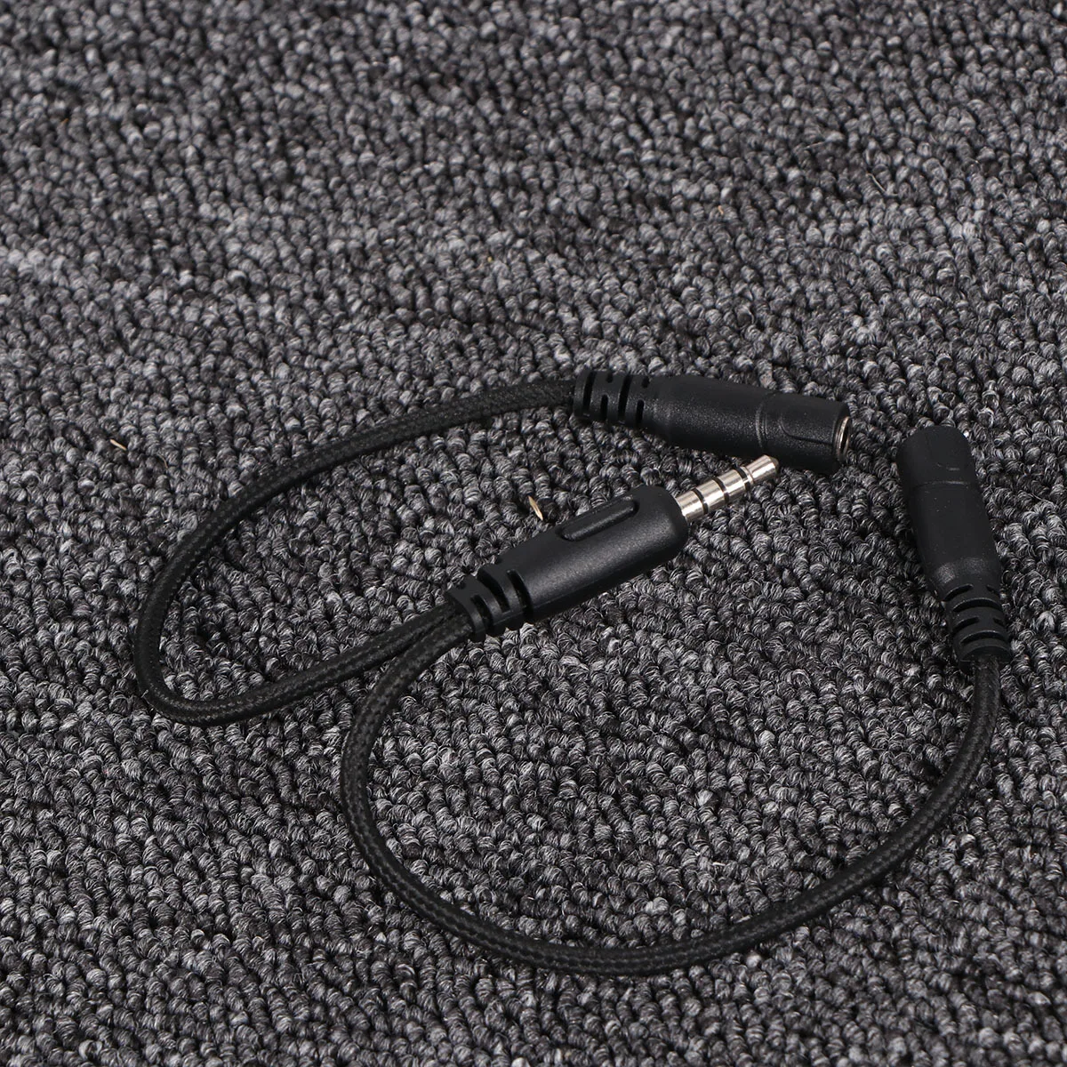 

3.5Mm Headset Splitter Cable 2 In 1 Audio Mic Splitter For Pc Laptop Gaming Stereo Y Adapter Gold Plated Dual Jack