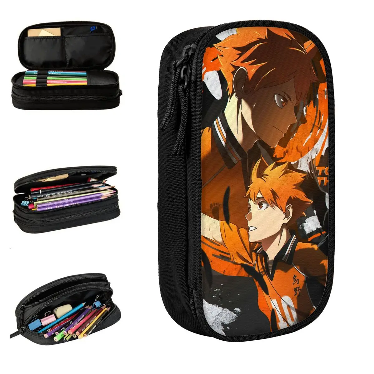 

Cute Haikyuu Japanese Anime Pencil Case Pencil Box Pen for Student Big Capacity Pencil Bags Students School Gifts Stationery