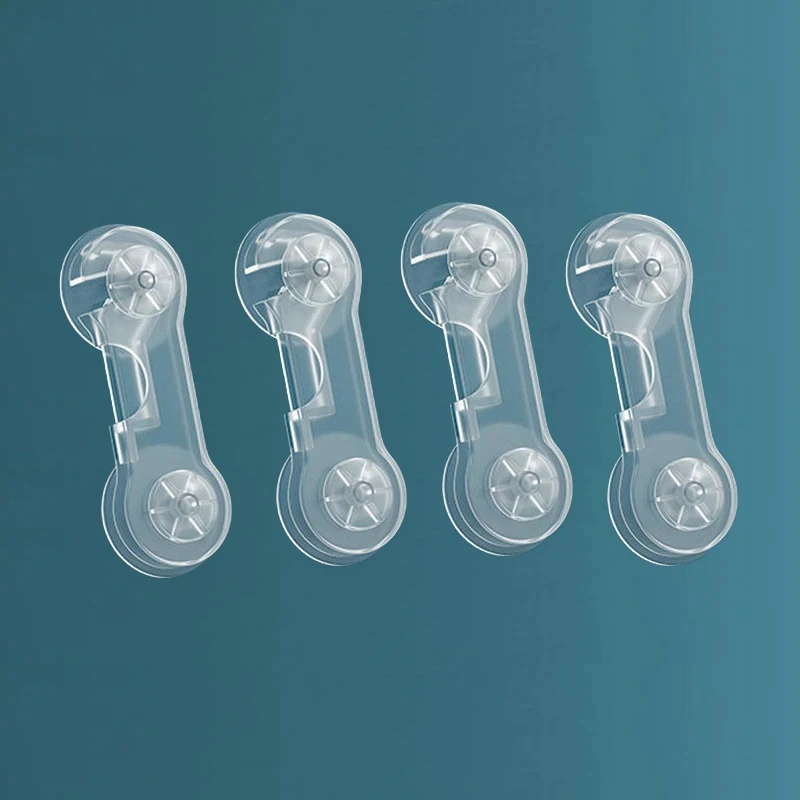 อุปกรณ์ล็อคเพื่อความปลอดภัยของเด็กใหม่อุปกรณ์ดูแลทารกพลาสติกอเนกประสงค์ล็อคเพื่อความปลอดภัยตู้ลิ้นชักประตูตู้ตู้เย็น