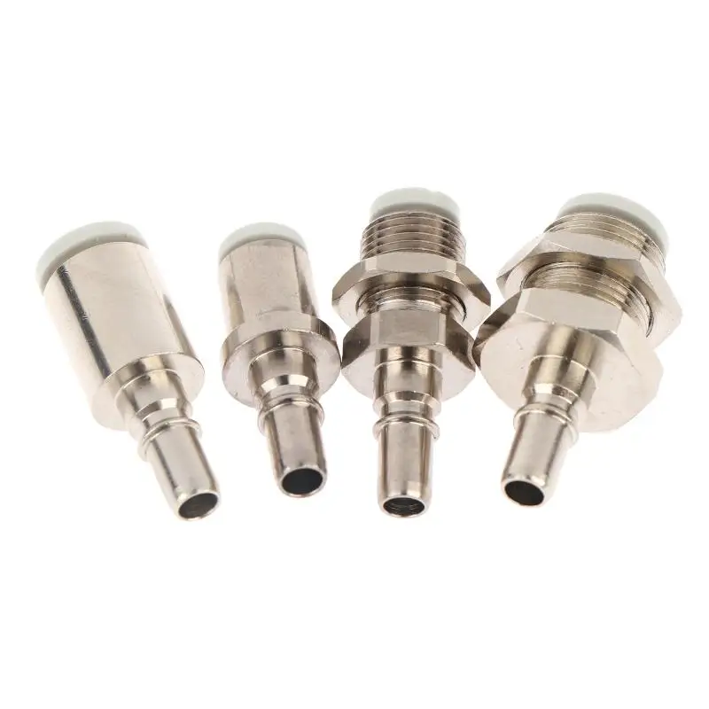 New Sale KK2P/KK2S-04H-06H-04E-06E Tracheal Quick Connector Pneumatic One-way Coupling Brass PU Tube Pipe Joint
