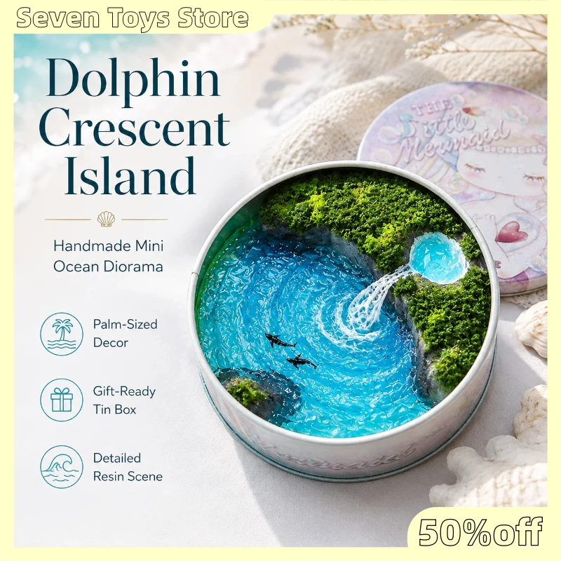 handmade-dolphin-crescent-island-tin-box-miniature-diorama-ocean-waterfall-landscape-desktop-decor-collectible-display-gift-art