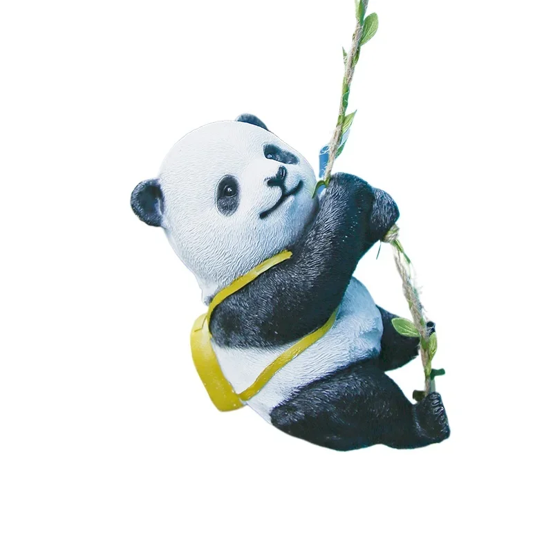 

Outdoor Garden Potted Animal Climbing Panda Rabbit Koala Decorative Balcony Courtyard Kindergarten Resin Ornaments