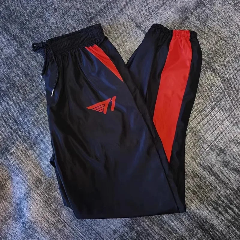 

New Season SKT1 LOL Game World finals Team Uniform Spring Autumn Men's Sweatpants Loose Casual Trousers Faker Same Pants