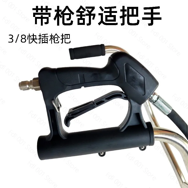Quick-Connect Flat Floor Washer for Driveways, Patios High Pressure Stainless Steel Surface Cleaner,    1pcs