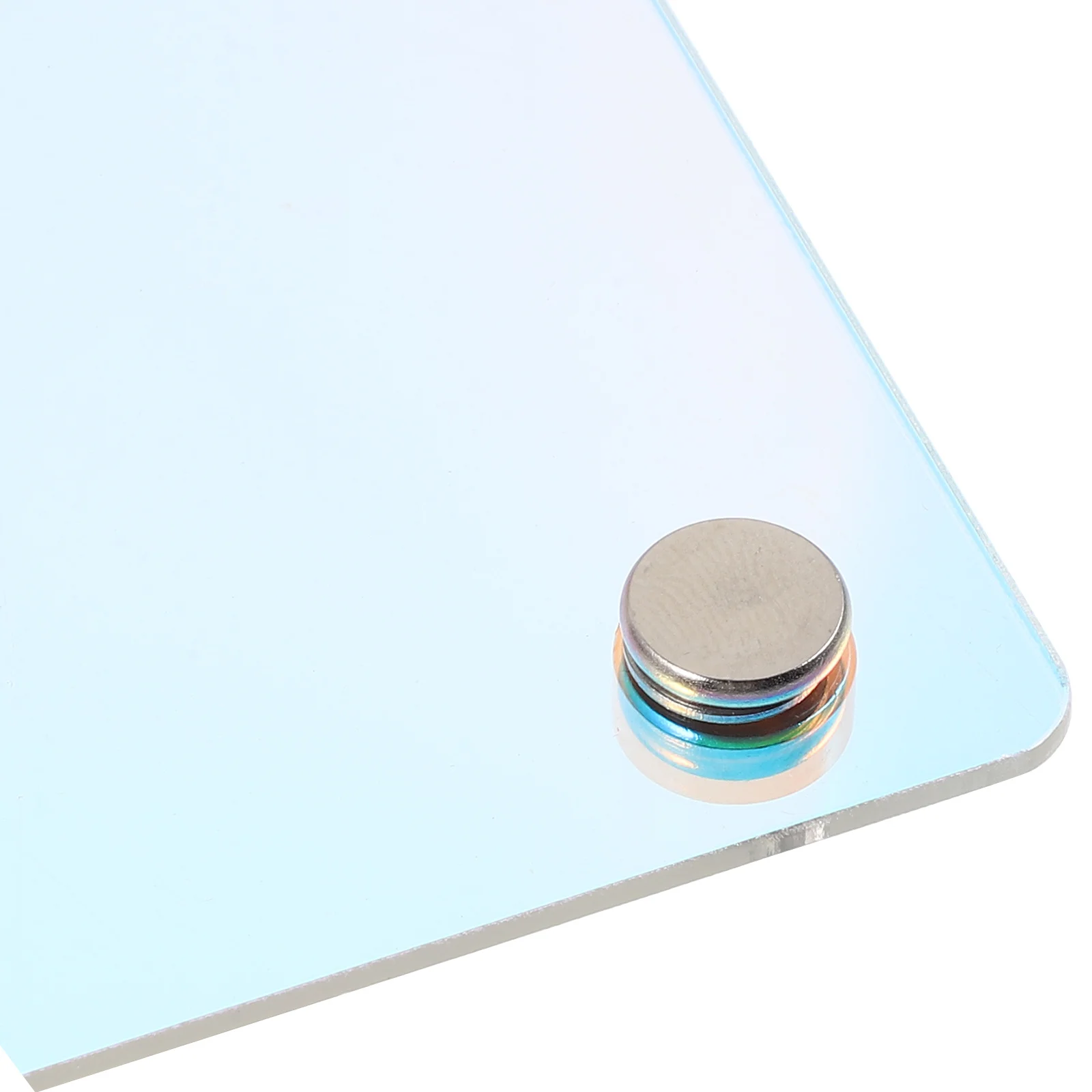 

Magnetic Refrigerator Writing Board Acrylic Colored Dry Erase Weekly Planner Memo Message Board for Kitchen Planning Reminder