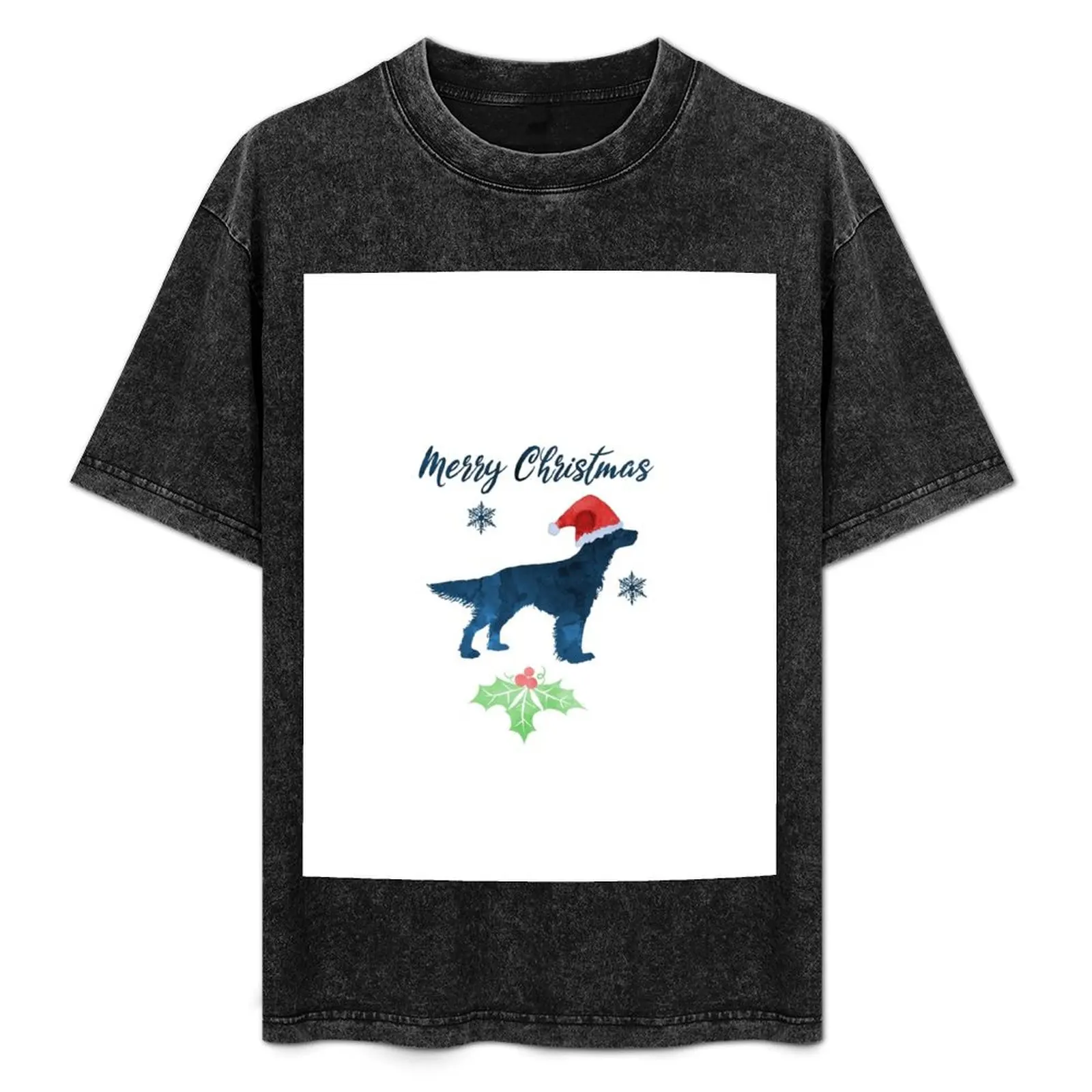 

Christmas Dog Xmas English Setter Navy Blue Art T-Shirt Funny t-shirt Louboutins vintage t shirt men