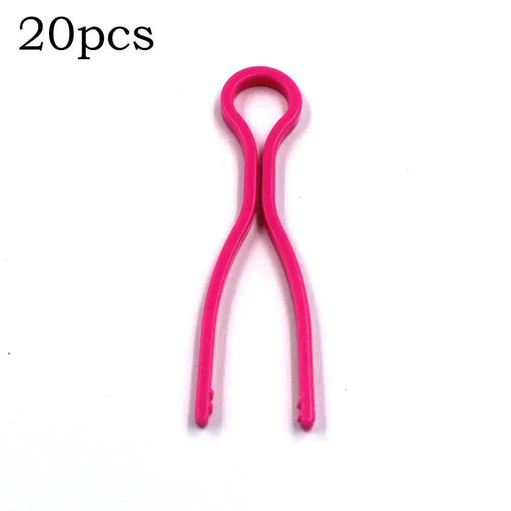 20Pcs Sewing Bobbin Clips Colorful Long Thread Clip Spool Storage Holder Sewing Clips Tools DIY Sewing Accessories