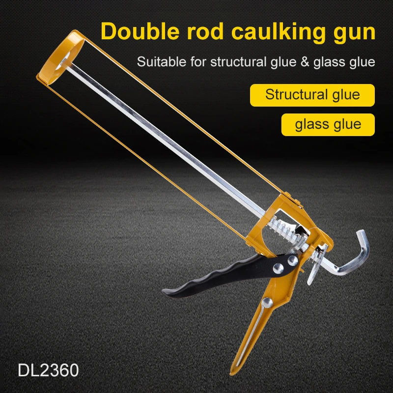 Deli Manual Caulking Glue Guns Multi functional Accurate Caulk Lightweight Portable DIY Filling Sealing Tools