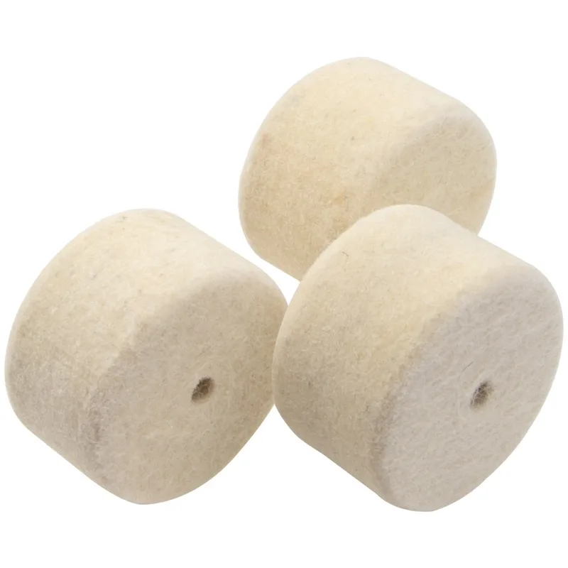 3 Per Set Foreign Trade New Product Wool Felt Mat Bass Jazz Drum Foot Pedal Hammer Head Percussion Instrument Accessories