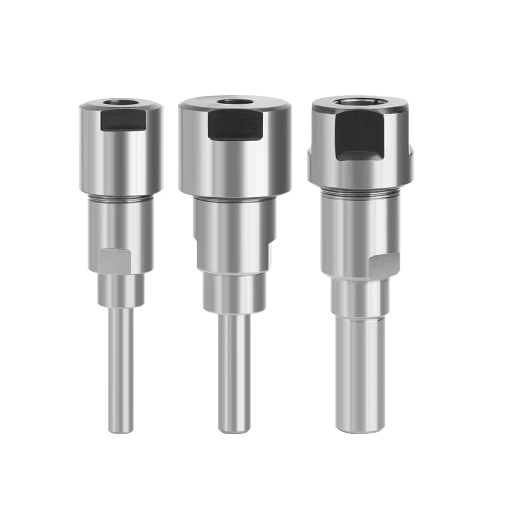 1/4 Inch 1/2 Inch 6mm 8mm 12mm Router Collet Extension Chuck Adapter Milling Cutter Chuck Extender Rod Woodworking Milling Bits