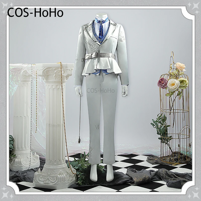 COS-HoHo Vtuber Nijisanji Kanae ChroNoiR 5th Anniversary Game Suit Gorgeous Cosplay Costume Halloween Party Role Play Outfit