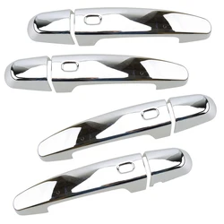 Chrome Silver Car Front Rear Exterior Door Handle Cover Trim Set Fit for Chevrolet Traverse Impala Equinox GMC Terrain 2018-2020