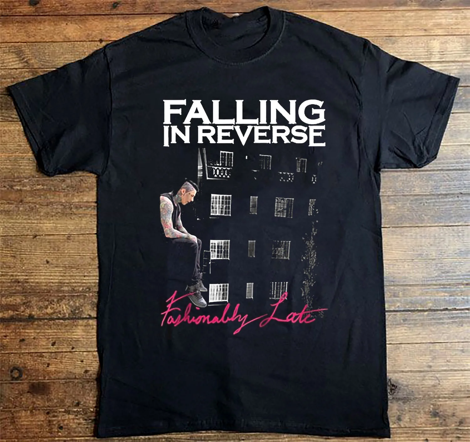 

Falling In Reverse Band Short Sleeve Cotton Black All Size Shirt AC2360