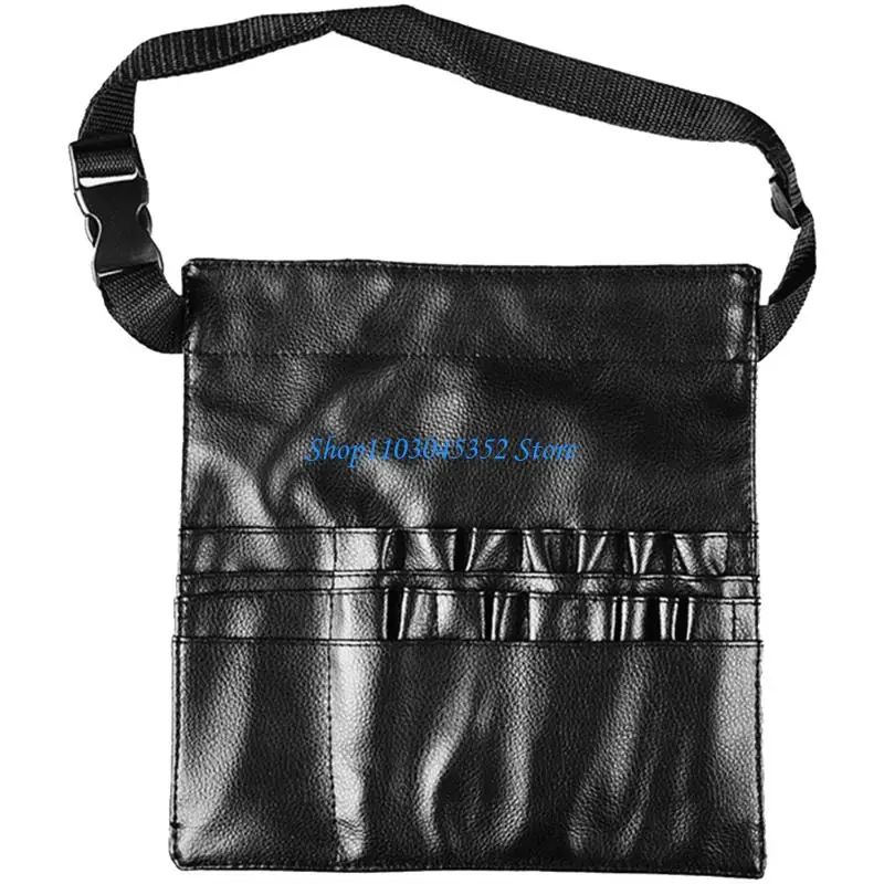 

A3PE PU Leather 22 Division Cosmetic Brush Waist Bag With Adjustable Strap for Women