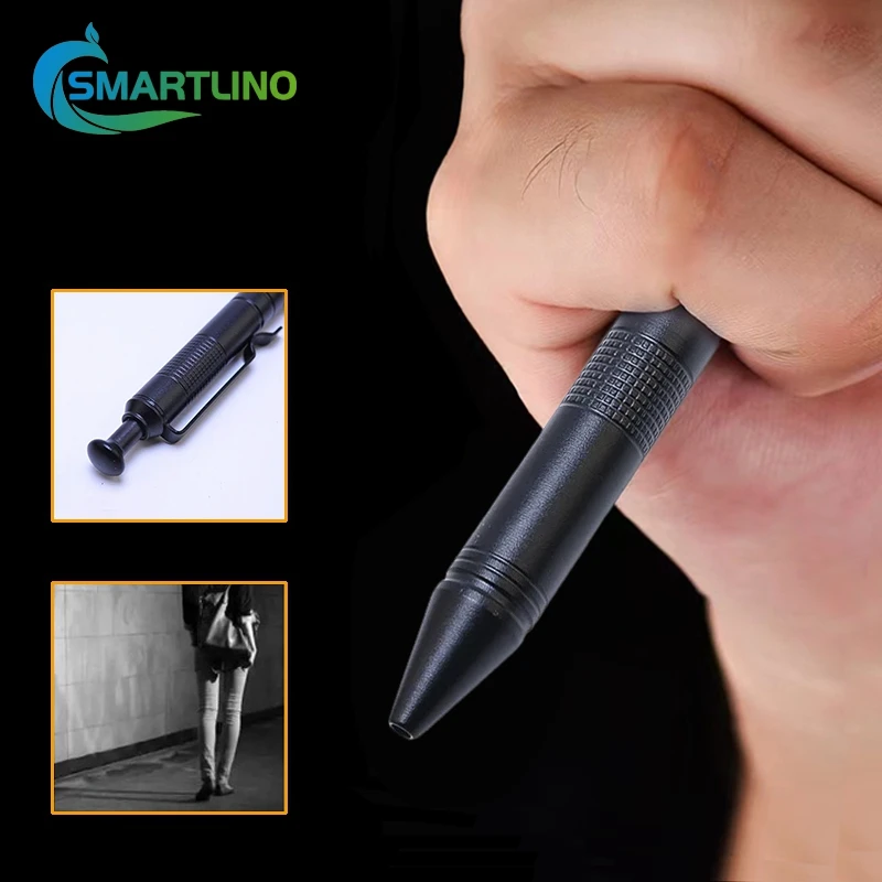 High Quality Metal Self-Defense Tactical Pen Anti-skid Signature Ballpoint Pen EDC Writing Tools Student Office Supplies