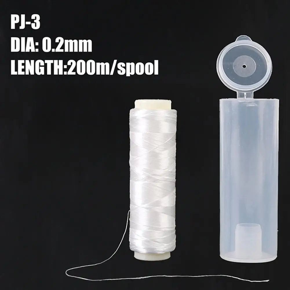 Fishing Elastic Thread 0.2mm 200m/spool 0.25mm 100m/spool Multi-purpose Sea Fishing Accessories Tackle Fishing Bait Line