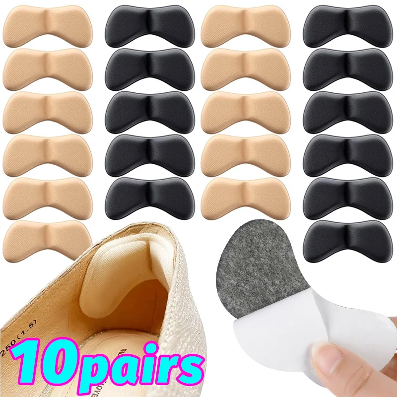 Sponge Heel Insoles Patch Pain Relief Anti-wear Cushion Pads Feet Care Heel Protector Adhesive Back Stickers Shoes Insert Insole