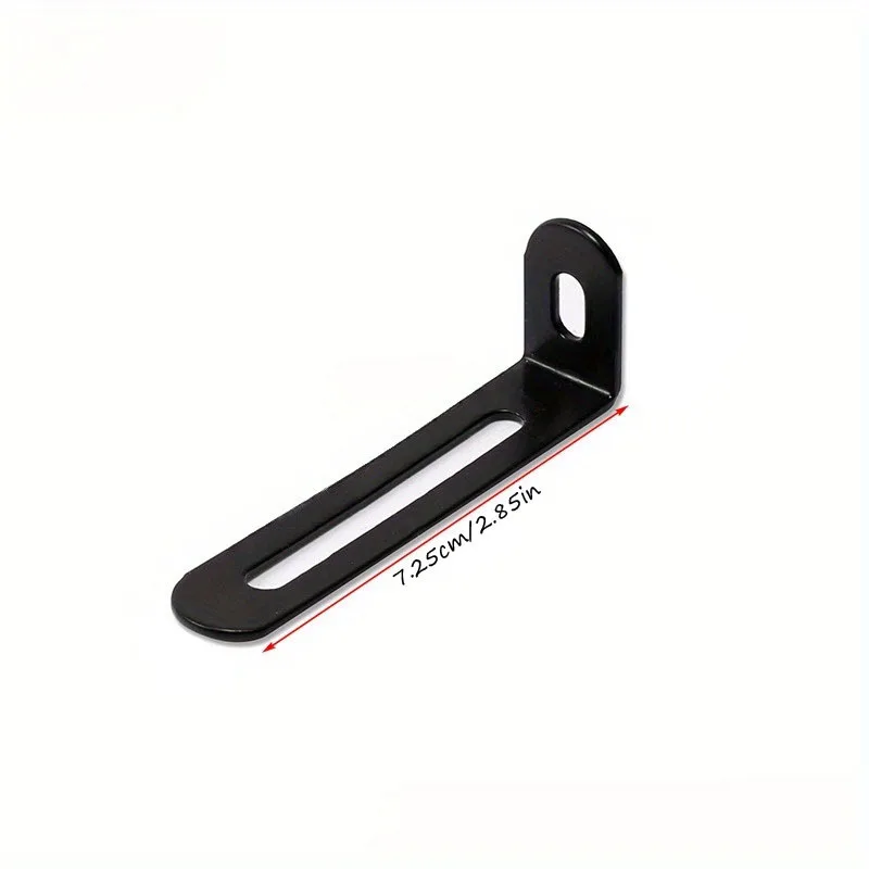 10pcs DIY Fillet Active Angle Code Stainless Right Angle Fixer Furniture Connector Protector Shelf Bracket Adjustable Angle Code