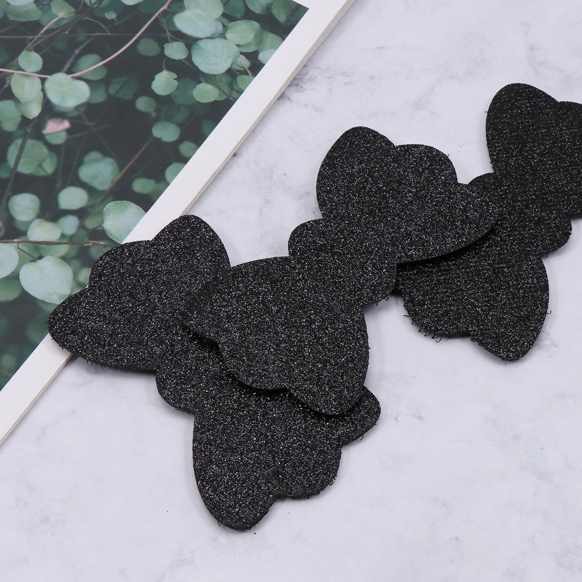 10 قطعة ملصقات للشعر المتوسط السميك بدون معدن أصحاب ذيل حصان مرنة سهلة على قبالة الشعر هامش القابضون الانفجارات أدوات ثابتة