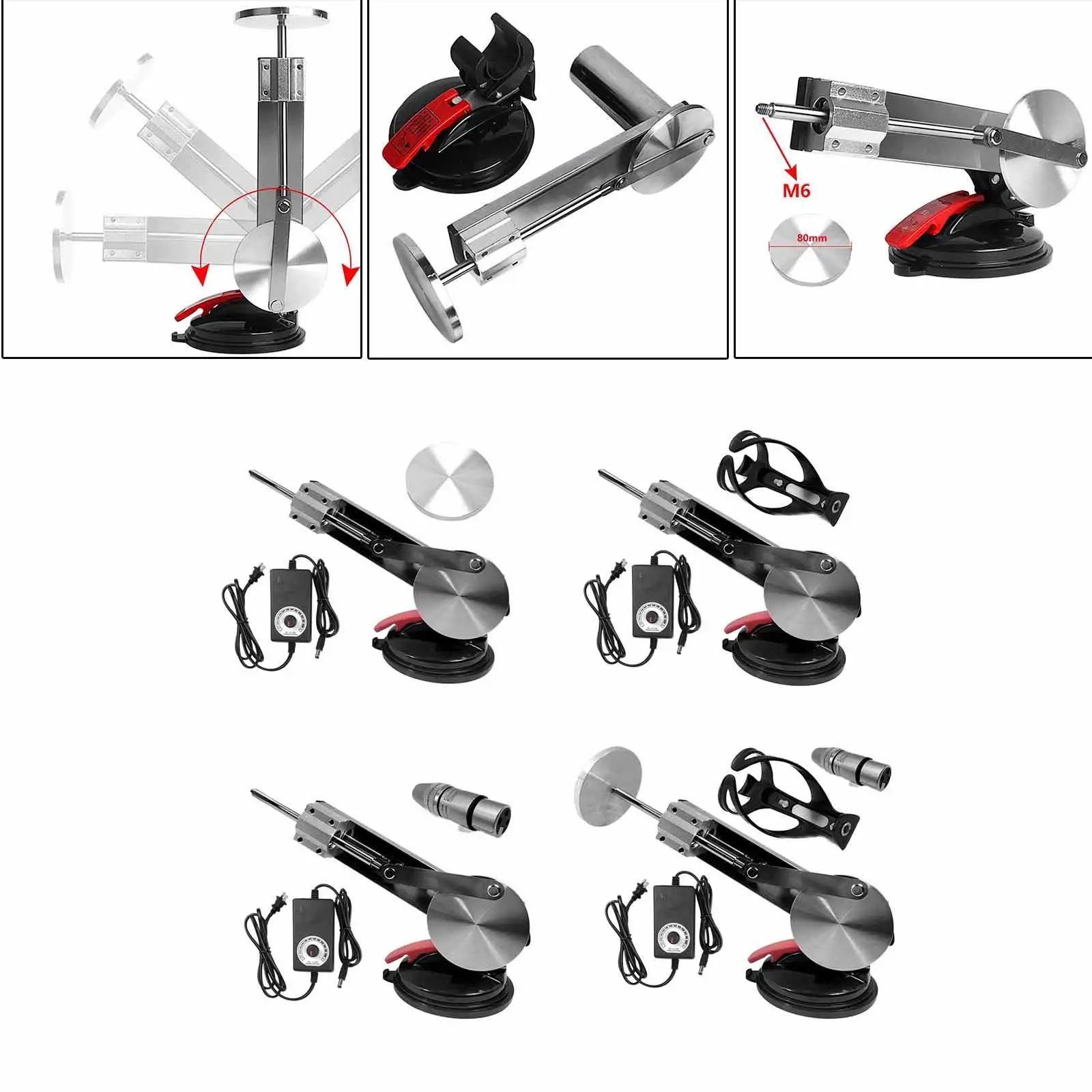 Telescopic Linear Actuator Thread Rod Reciprocating Motion Adjustable Angle for Model Making
