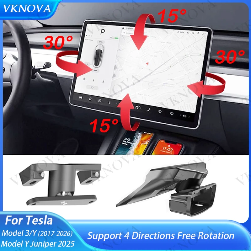 Swivel Mount Tilt Screen Rotating Bracket Kit Display Monitor Rotate Accessories For Tesla Model Y Juniper 2025 Model Y/3 2021+