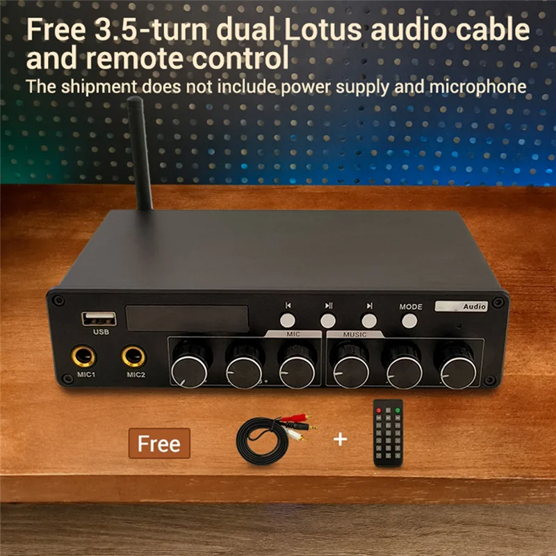 JABS-AUX 入力 200W TPA3116D2 AS200 Bluetooth カラオケ歌ホームシアター KTV パワーアンプ 2.0/5.0/5.1 チャンネル多目的