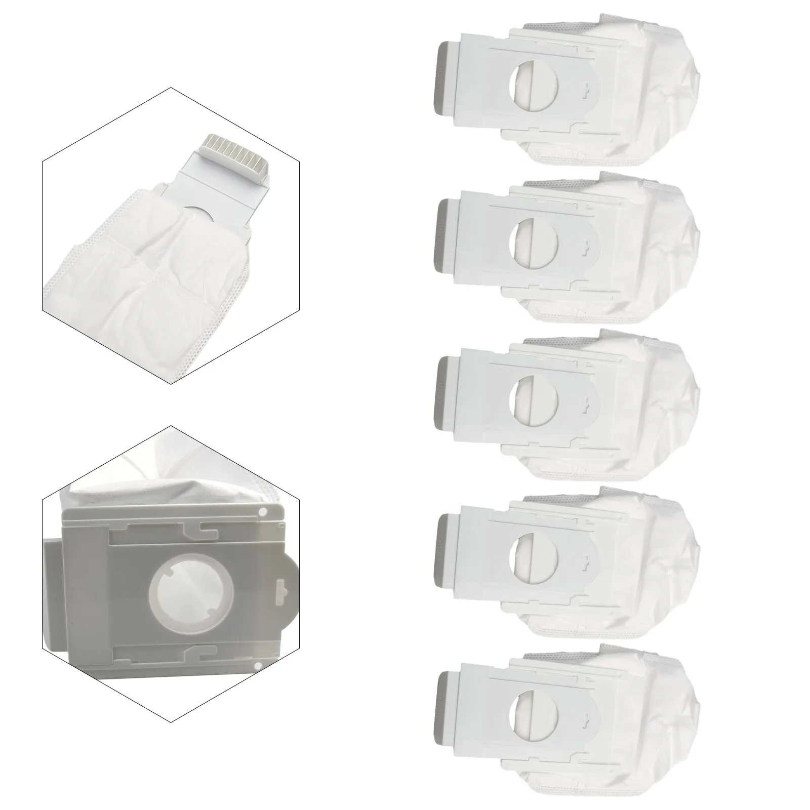 

New Dust Bags 5pcs Multi-grade Filtration For Samsung Jet 90 75 70 60 For Samsung VCA-SAE903 Household Supplie
