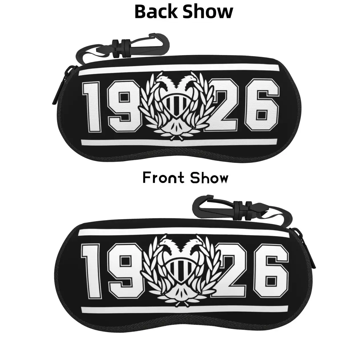 

Paok Thessaloniki Ultras Hooligans Shell Glasses Case Protective Sunglasses Box Women Men Soft Eyeglasses Bag Pouch