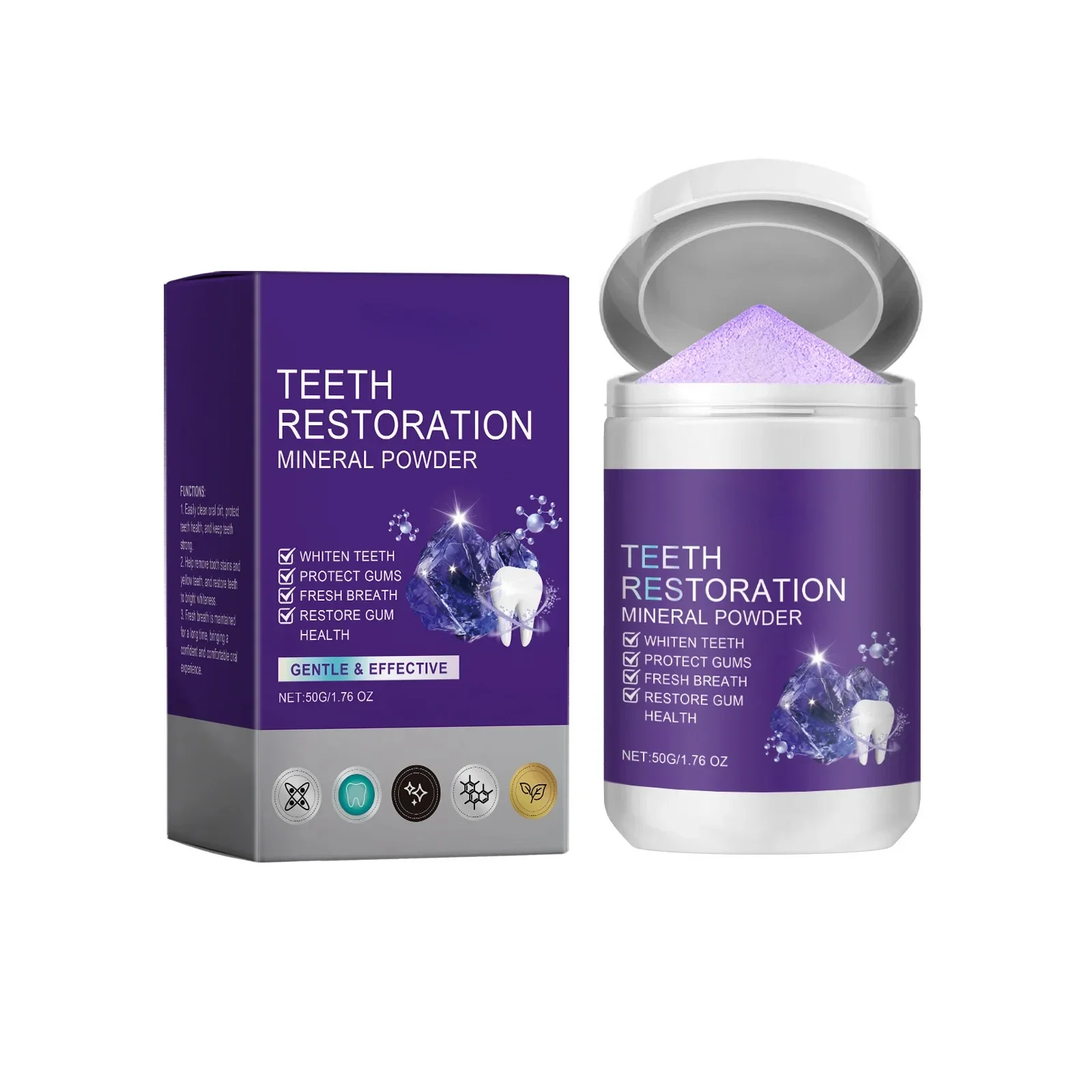 clean teeth stains and smoke stains, clean care, fresh and mild ingredients to care for teeth 100%GOOD!