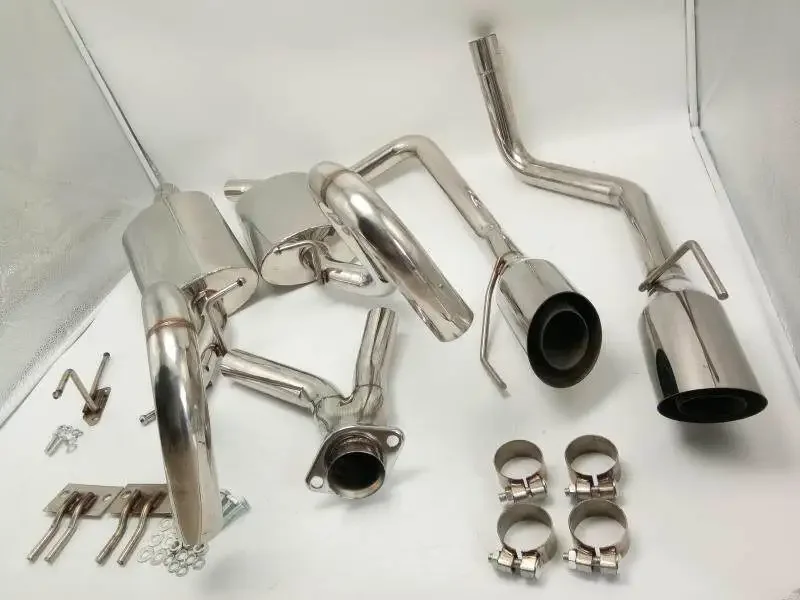 Exhaust Catback Fit For Ford Mustang 99-04 Dual Catback Exhaust V6 Only 4" Tips OD