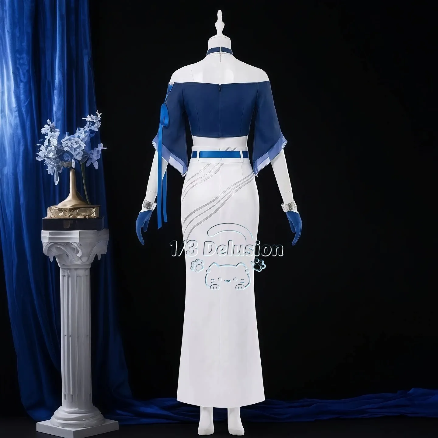 Disfraz de Cosplay de Yao Guang de Honkai Star Rail, Conjunto Completo de Cha Baidao, Uniforme para Mujeres, Ropa para Fiestas de Disfraces de Halloween