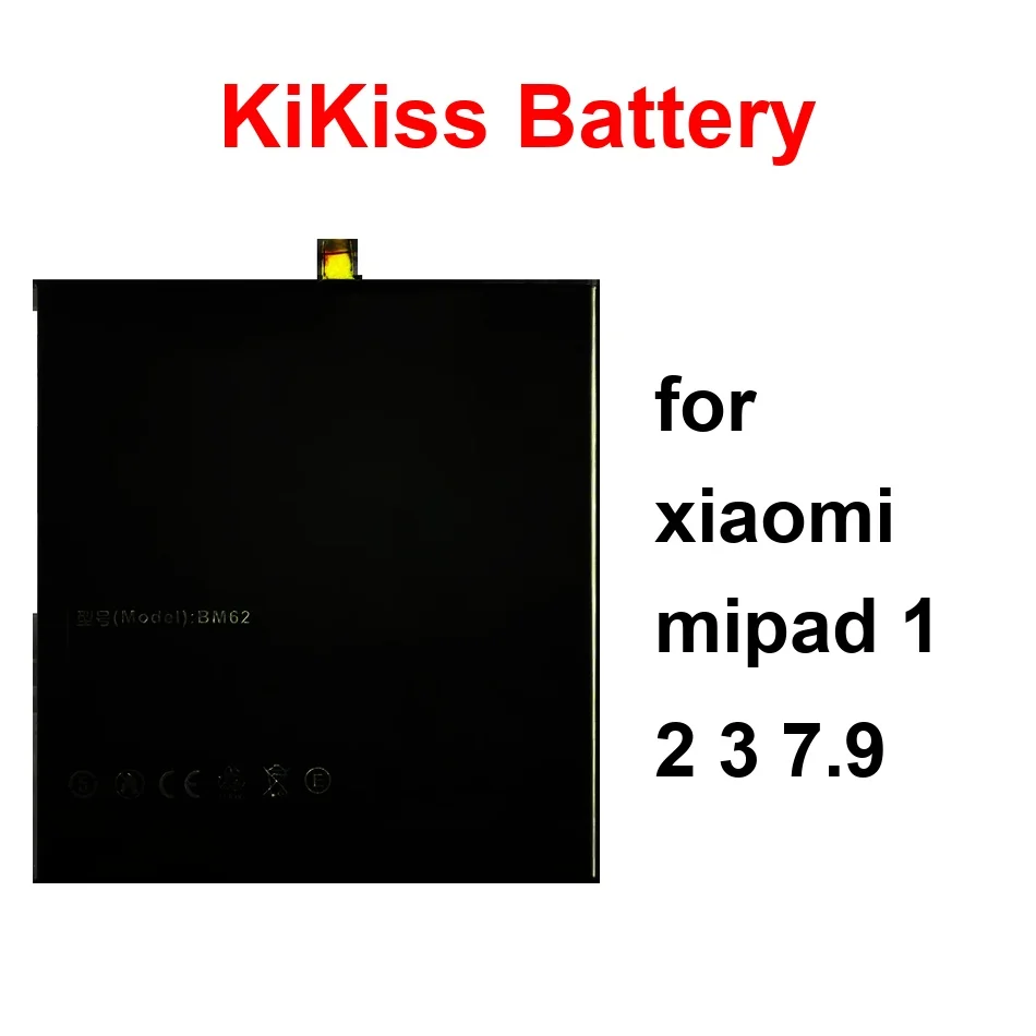 

Аккумулятор для планшета с длительным сроком службы BM60 BM61 BM62 6010-6520 мАч для Xiaomi Mipad 1 2 3 7.9