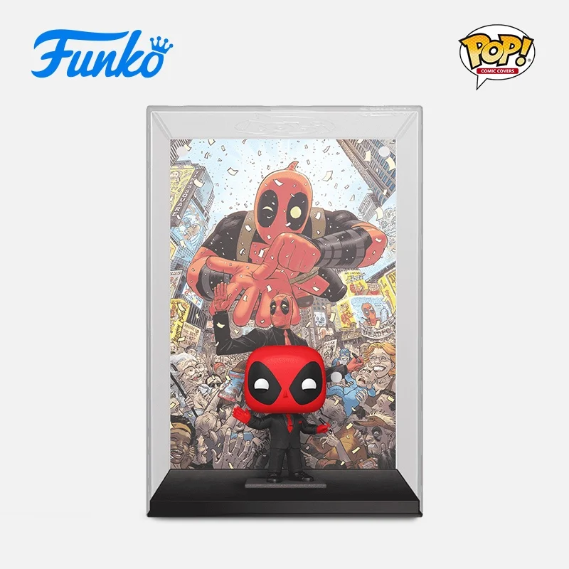 Funko Pop Marvel Superhero Deadpool Comics Hand-Made Toy Model Doll Authentic Co-Branded Peripheral Gift Tabletop Decoration