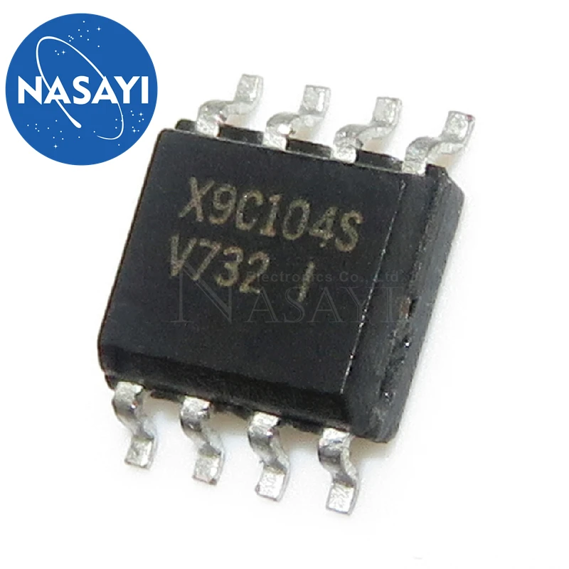 5pcs/lot X9C104SI X9C104S X9C104SZI Digital potentiometer X9C104 IC SOP-8 In Stock