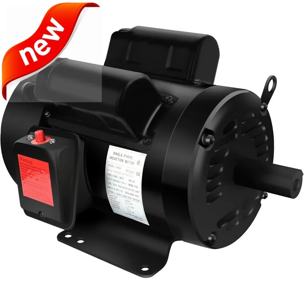 

Промышленный электродвигатель переменного тока мощностью 5 л.с., для сельскохозяйственных работ, рама 184T, 1750 об/мин, TEFC, 208-230В, 28.5-27.0 А, вращение по/против часовой стрелки