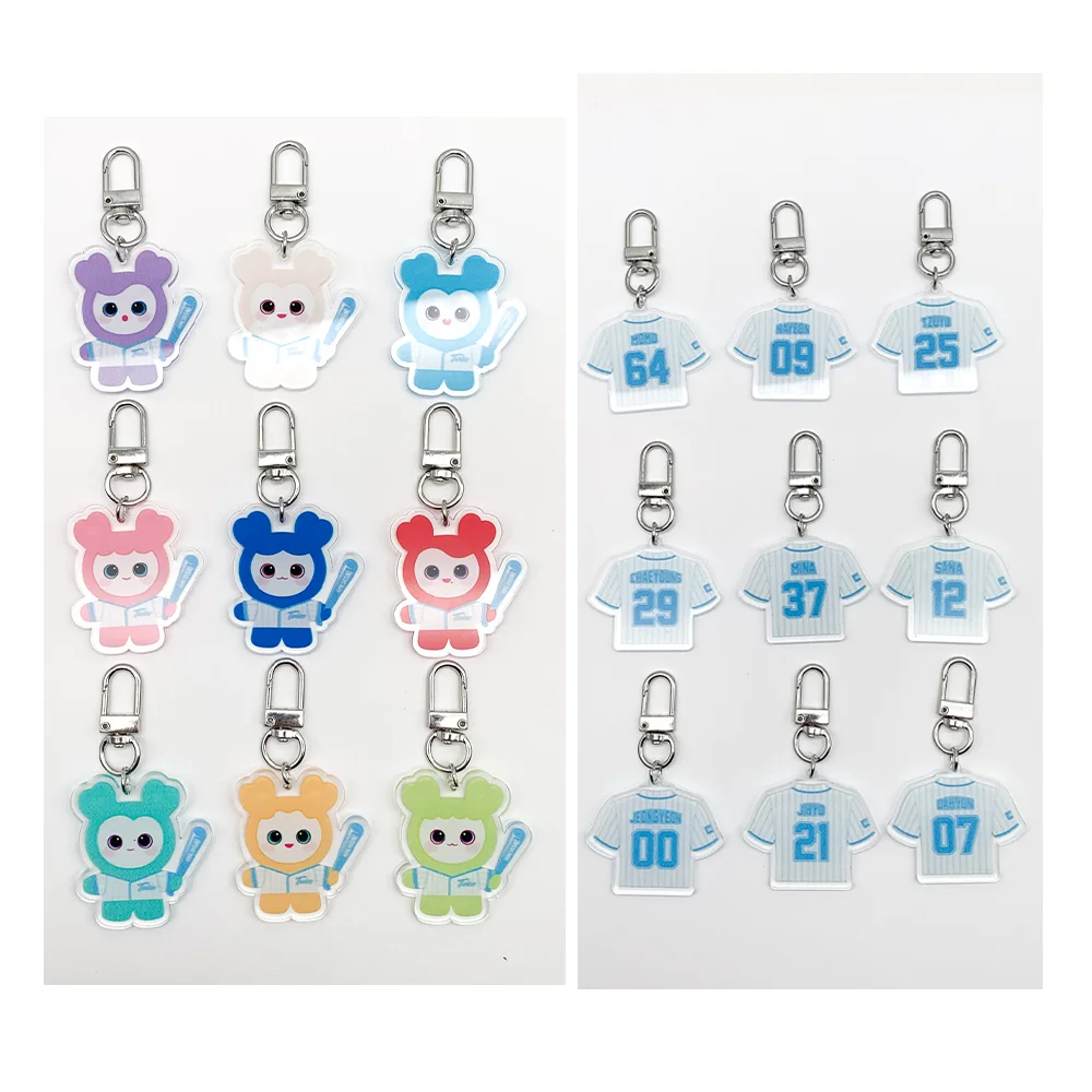 KPOP LOVELY Acrylic Keychain NaYeon SANA MINA Accessories HOME9ROUND Pop UP Shop DaHyun JungYeon Bag Pendant Fans Collection