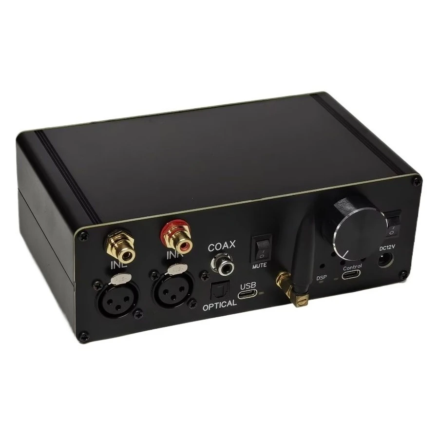 M26DSP ADAU1452 Audio Processor 2 in 6 Out USB QCC3084 Bluetooth XLR/RCA Coaxial /fiber Input