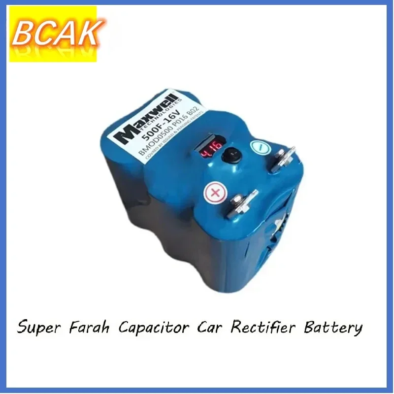 BCAK battery pack16V 500F High Quality  Super Farad Capacitor for 2.7V Car Rectifier with Balance Board Voltage Display Audio