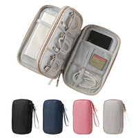 Portable Travel Cable Bag Digital Storage Pouch Charger Data Cable USB Bag Organizer Waterproof Electronic Accessory Storage Bag
