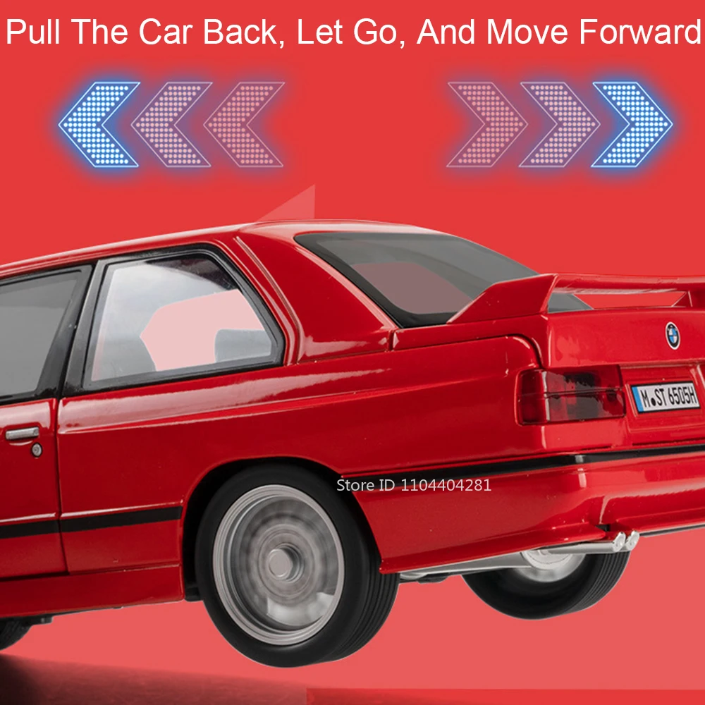 1:24 M3 X5 合金ミニチュアモデルダイキャストおもちゃ車のドアオープン前輪ステアリングサウンドライトプルバック車両子供のギフト