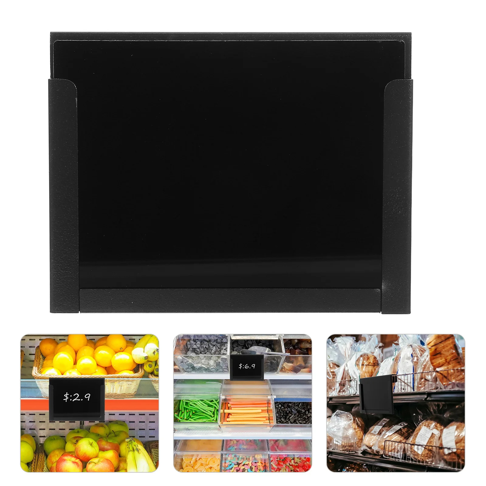 

Fresh Seafood Price Tags Erasable Blank Sale Signs For Retail Store Shelf Label Holders Plastic Pricing Labels Supermarket